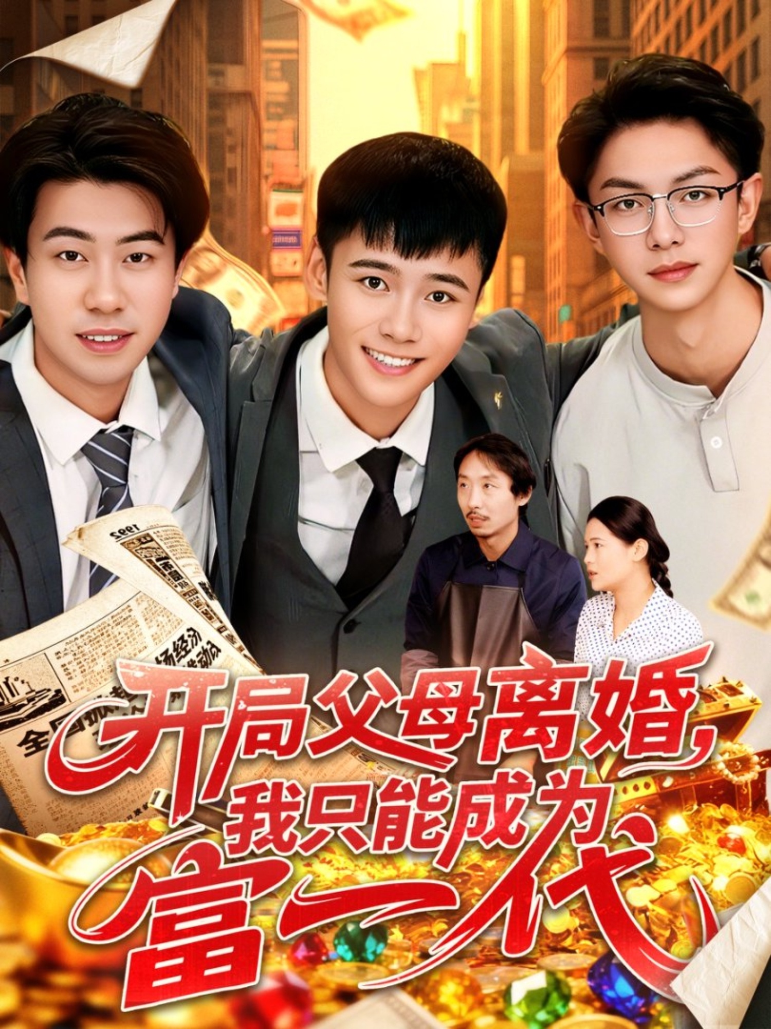 開(kāi)局父母離婚，我只能成為富一代(全集)